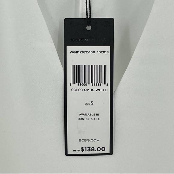 BCBGMaxazria Carlie Handkerchief Hem Blouse - Picture 6 of 8